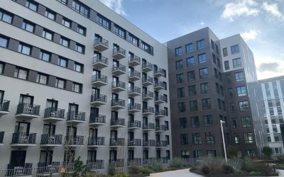 Ensemble immobilier mixte Co living / bureaux – Montigny le Bretonneux (78) MONTIGNY PREMIUM 2019 ORY ARCHITECTURE Entreprise Générale PITEL Travaux de façades réalisées par PCB : -Lasure Pieri Prelor Vario -PIERI Protect HDL -Peinture pilolite